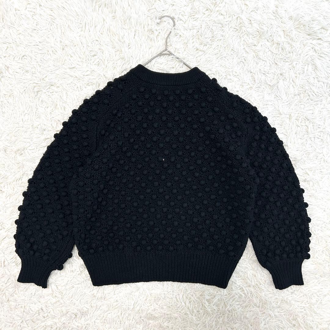 25SS完売品✨美品 Curensology ポコポコアミニットカーディガン　黒