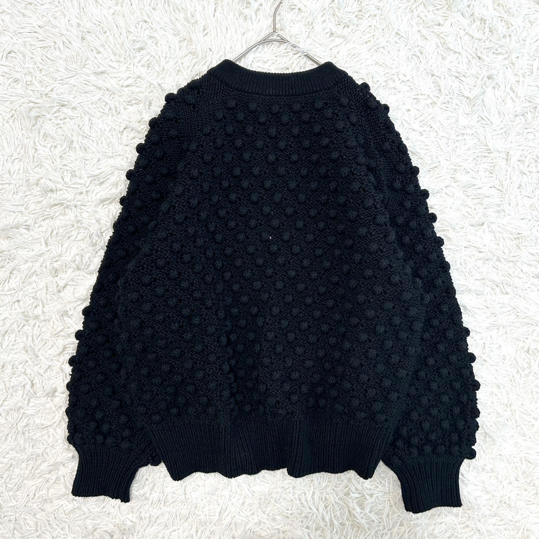 25SS完売品✨美品 Curensology ポコポコアミニットカーディガン　黒