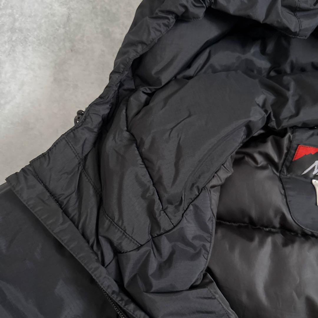 NANGAクラシックロゴ オーロラテックスダウンジャケット メンズ M ブラック