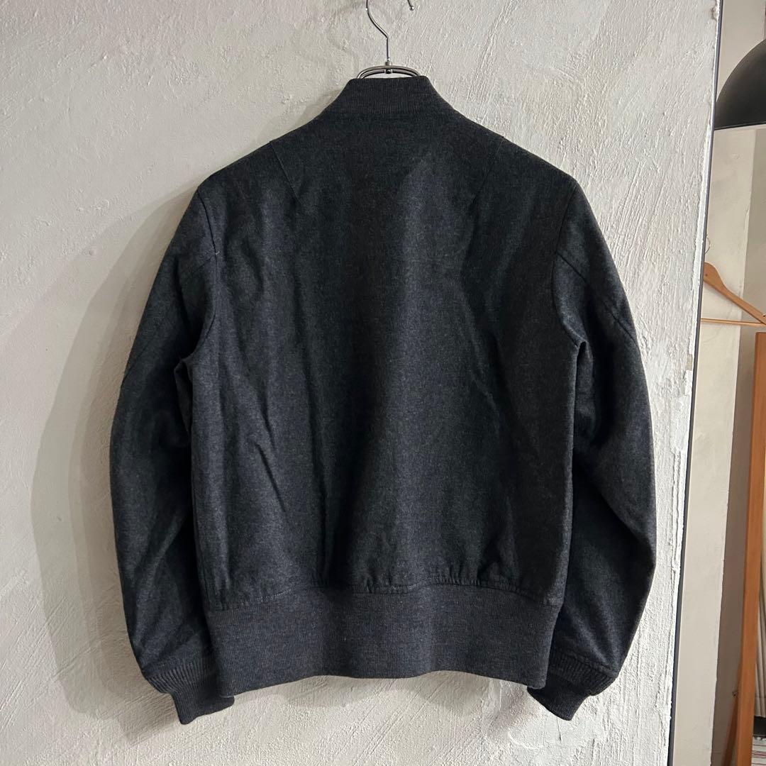 極美 SCYE BASICS カシミヤ混 ボンバージャケット MA-1