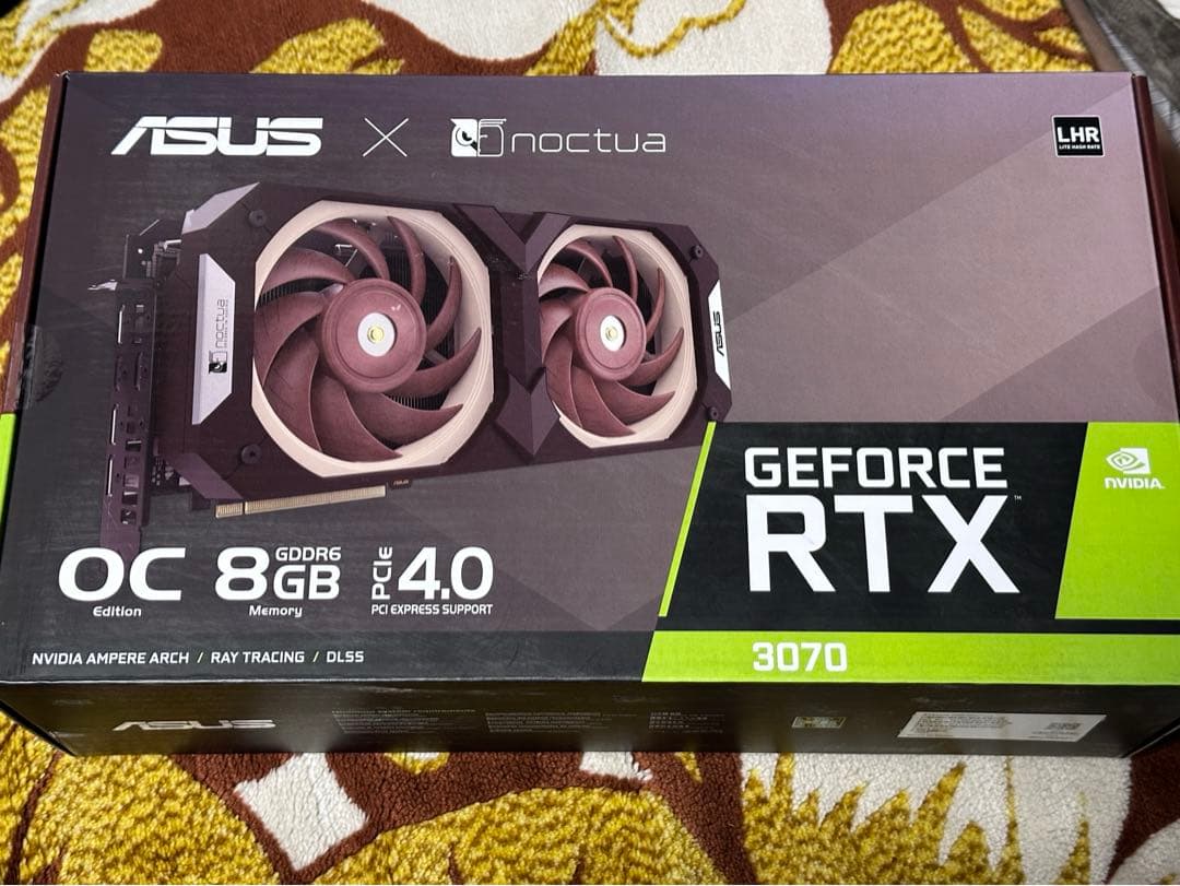 ASUS RTX 3070 Noctua 8GB LHR OCモデル 限定版