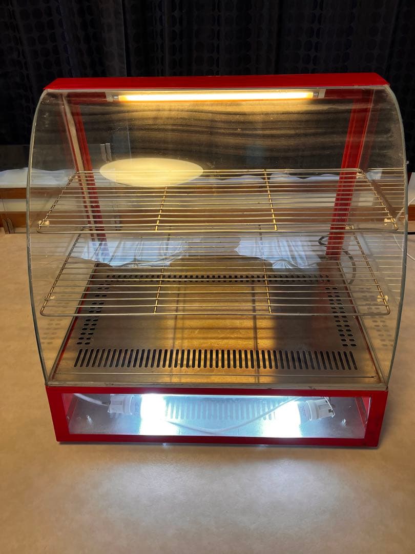 ホットショーケース 3段 LEDライト付き　値下げしました