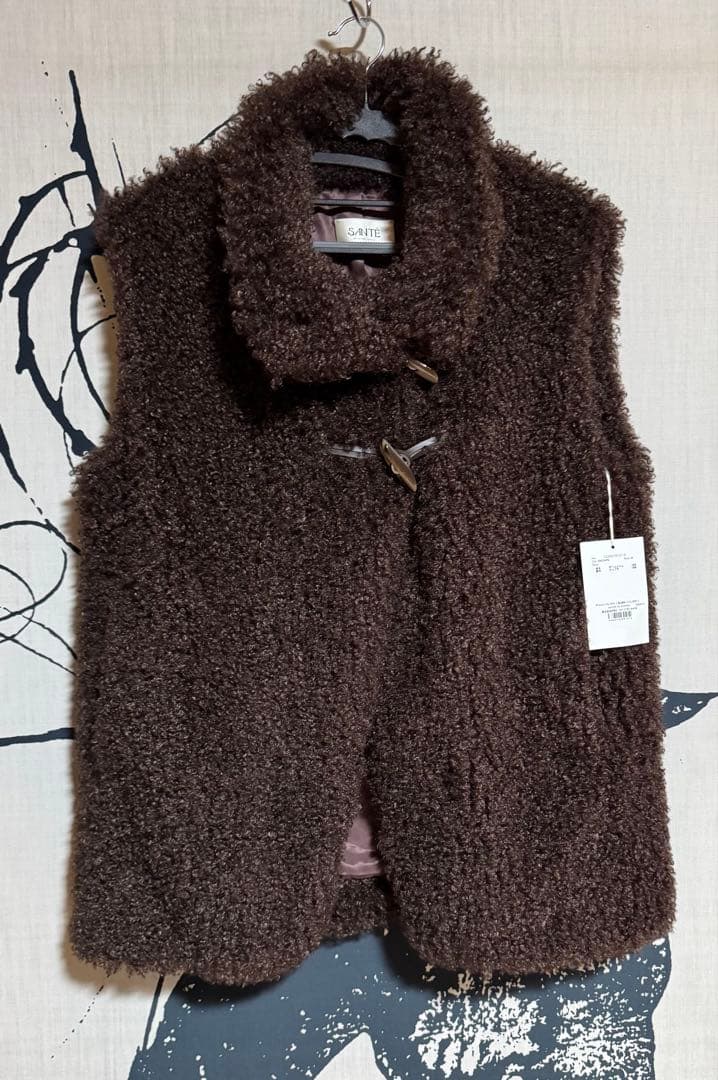 新品 完売 SANTE by ETRE TOKYO クリンプフェイクファーベスト