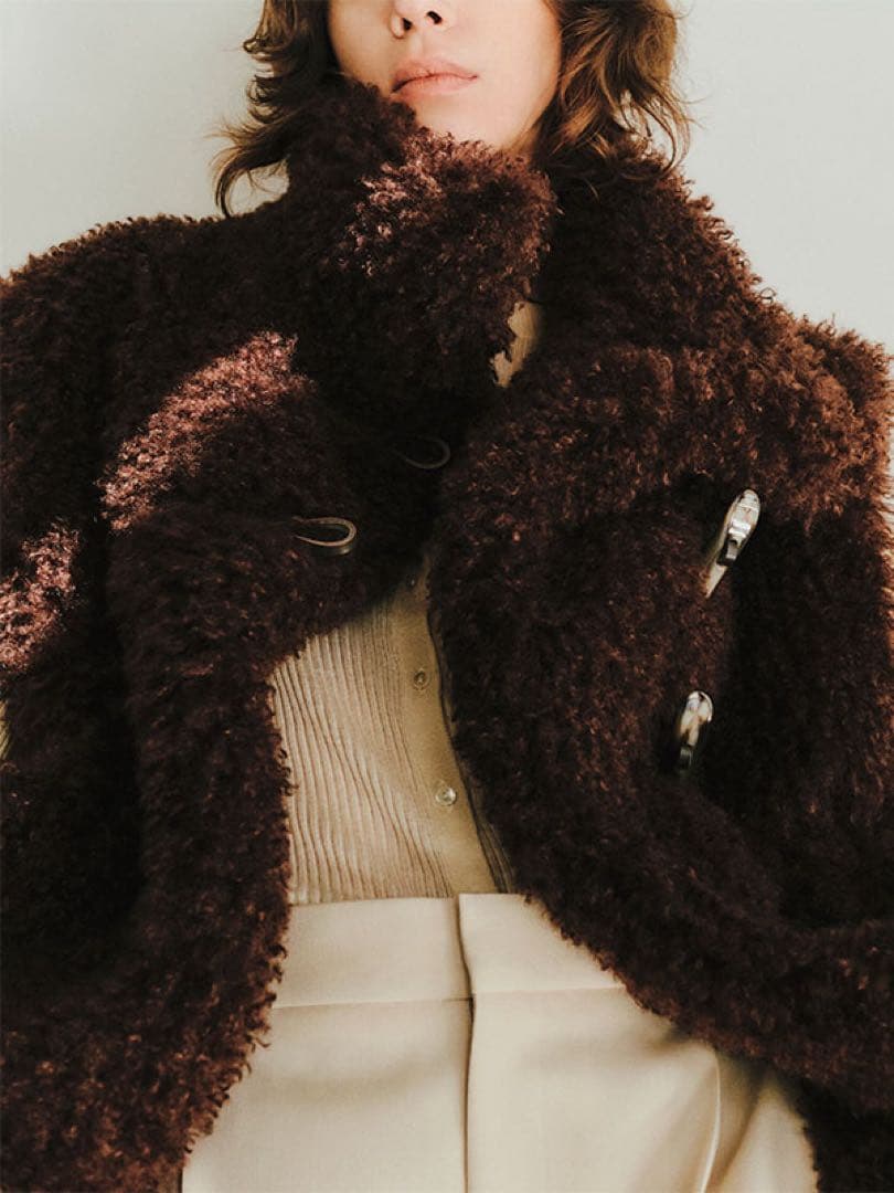 新品 完売 SANTE by ETRE TOKYO クリンプフェイクファーベスト