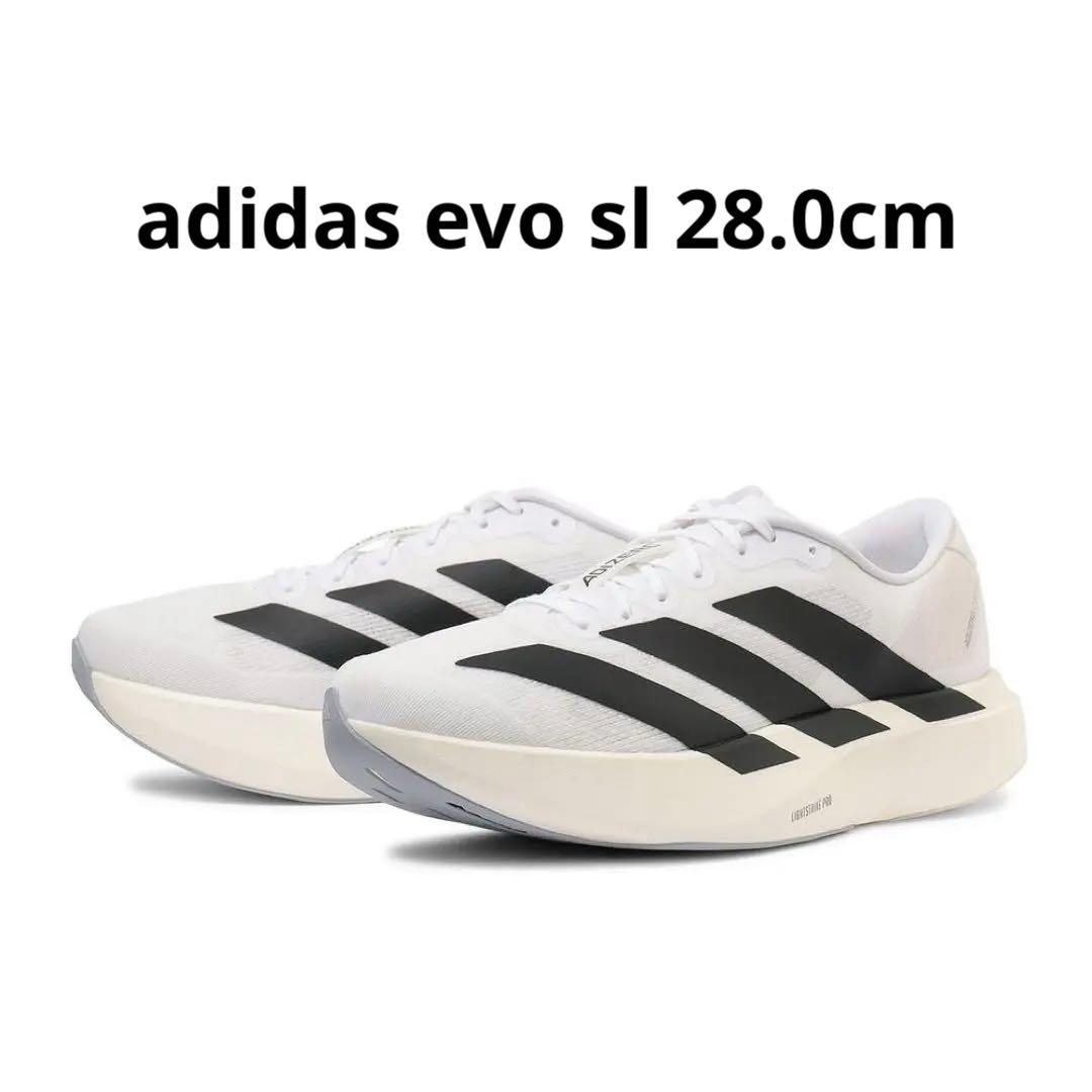 グ*コ様 【新品】ADIDAS EVO SL 28.0cm FTWWHT/CBL