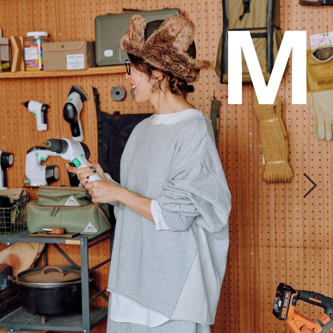 ニコアンド　erinko大人なセットプルオーバー　グレー　М