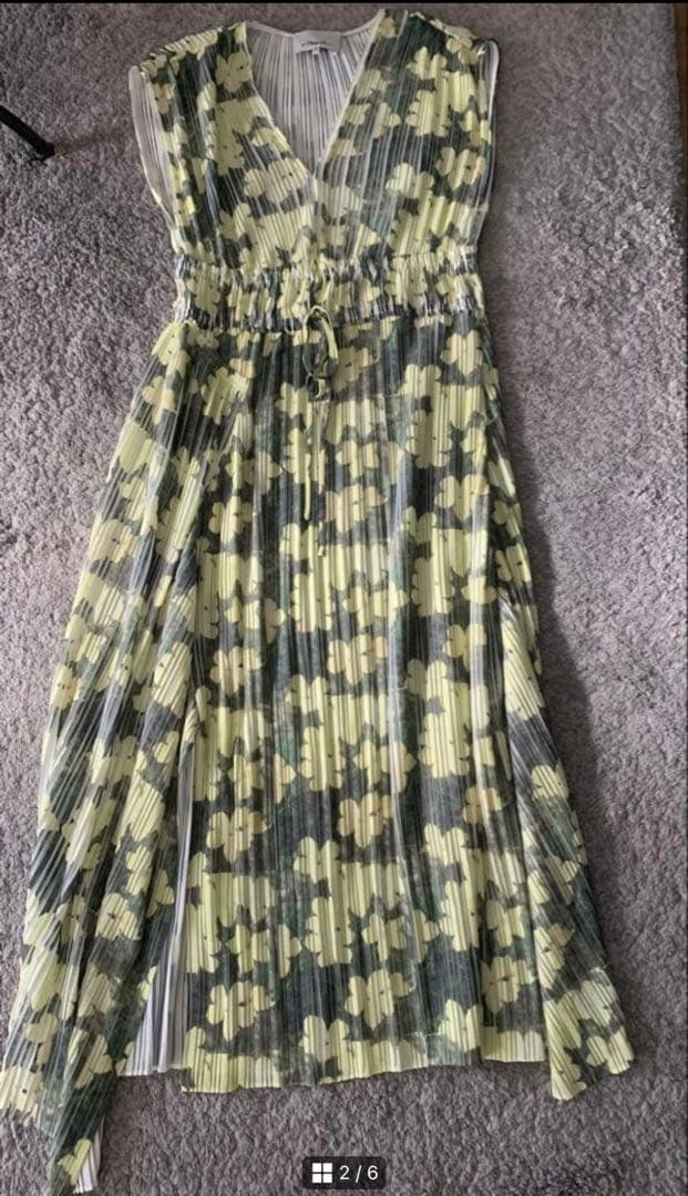 ひさこそり様美品3.1 Phillip Limフラワープリーツロングワンピース