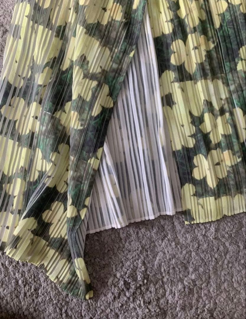 ひさこそり様美品3.1 Phillip Limフラワープリーツロングワンピース