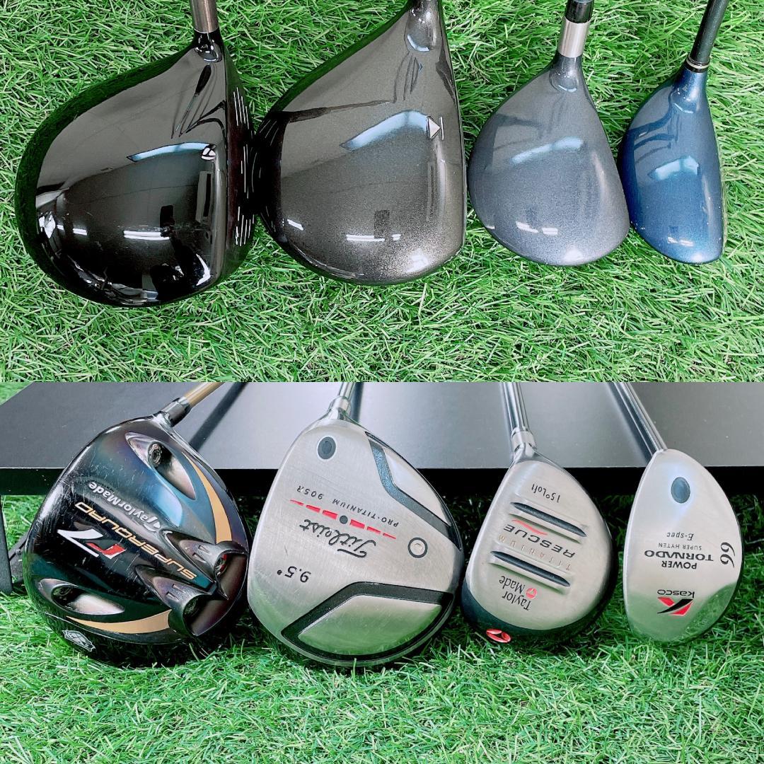 テーラーメイド入り 初心者 メンズ ゴルフクラブ セット 13本 N2522