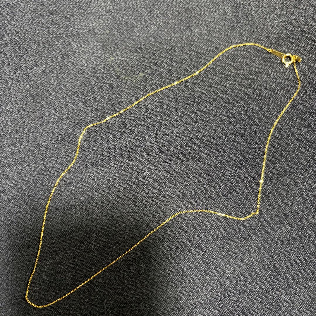 K24 ネックレス　あずきチェーン　45㎝　24金　mai.レレレ　マリア