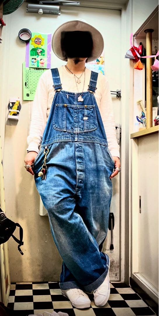 Lee オーバーオール ビンテージ ローバック weirdo グラッドハンド