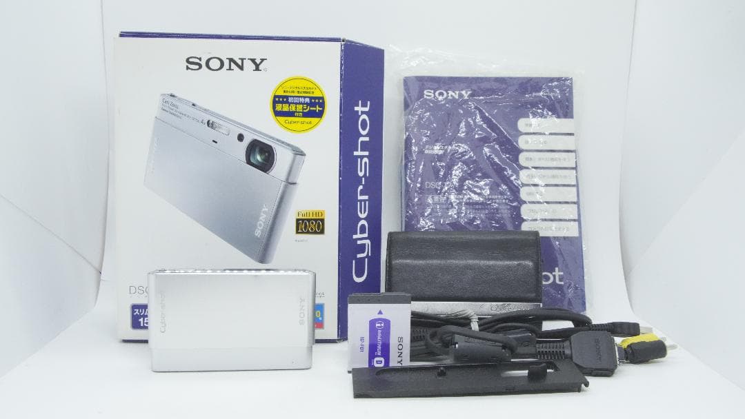 【A2364】 SONY Cyber-Shot DSC-T77 シルバー ソニー