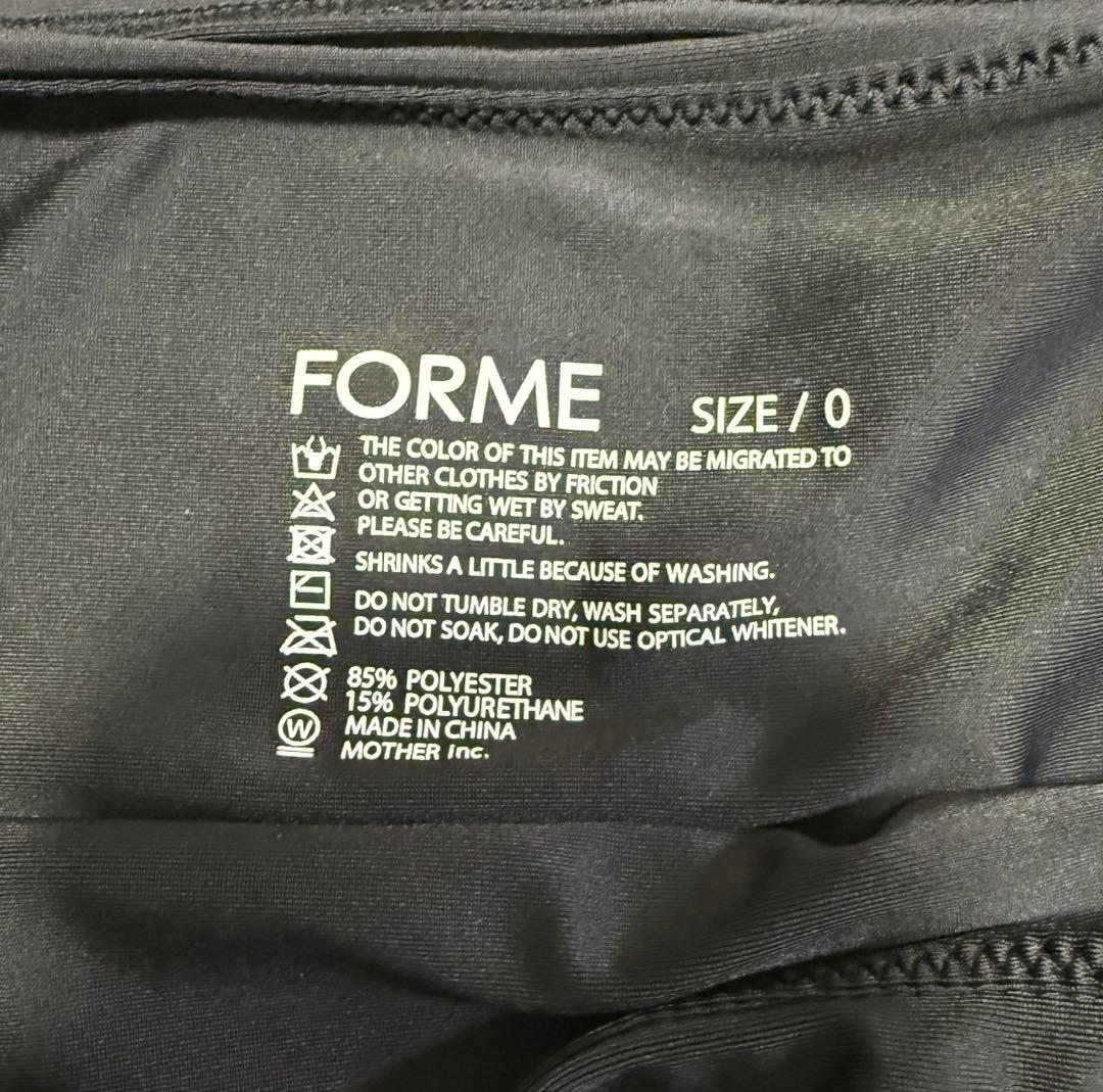 東原亜希さん FORME スイムウェア 水着 0サイズ