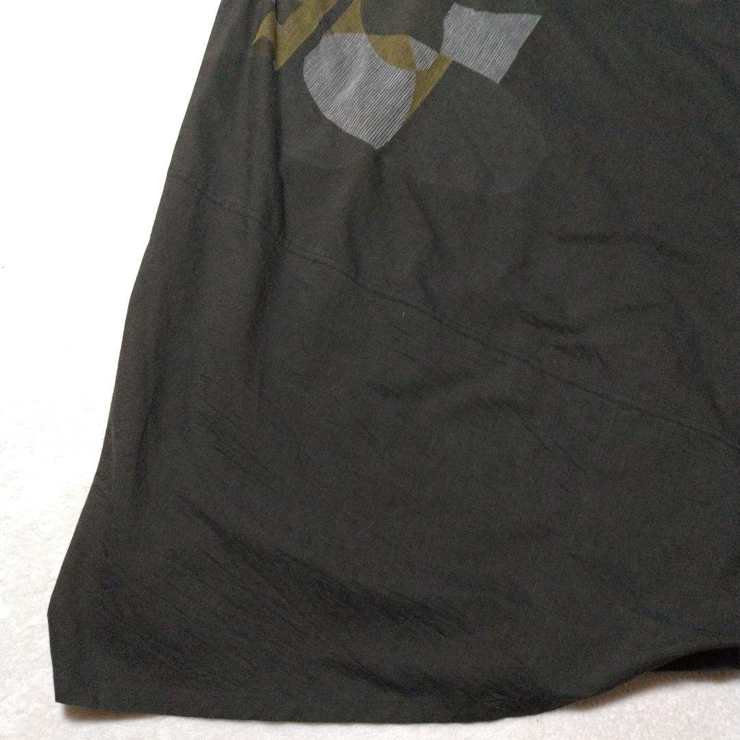 美品　慈雨 ロングベスト　ジレ　チュニック　カーキ系　センソユニコ　L