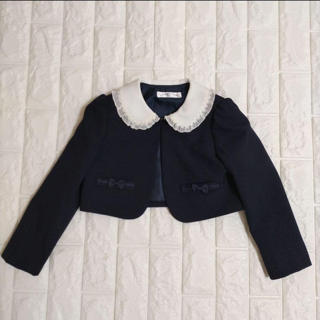 【130】CHOPIN ジャケット ワンピース 花柄 パープル アンサンブル