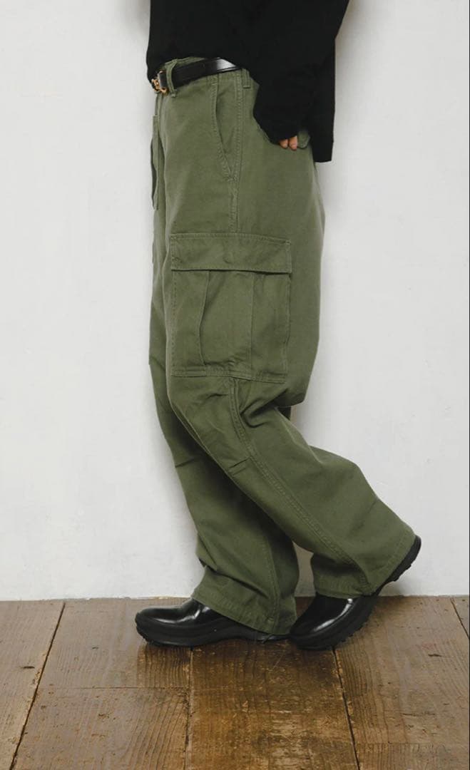 ナイジェルケーボン　アーミーカーゴパンツ カーキ 34 定価¥38,500