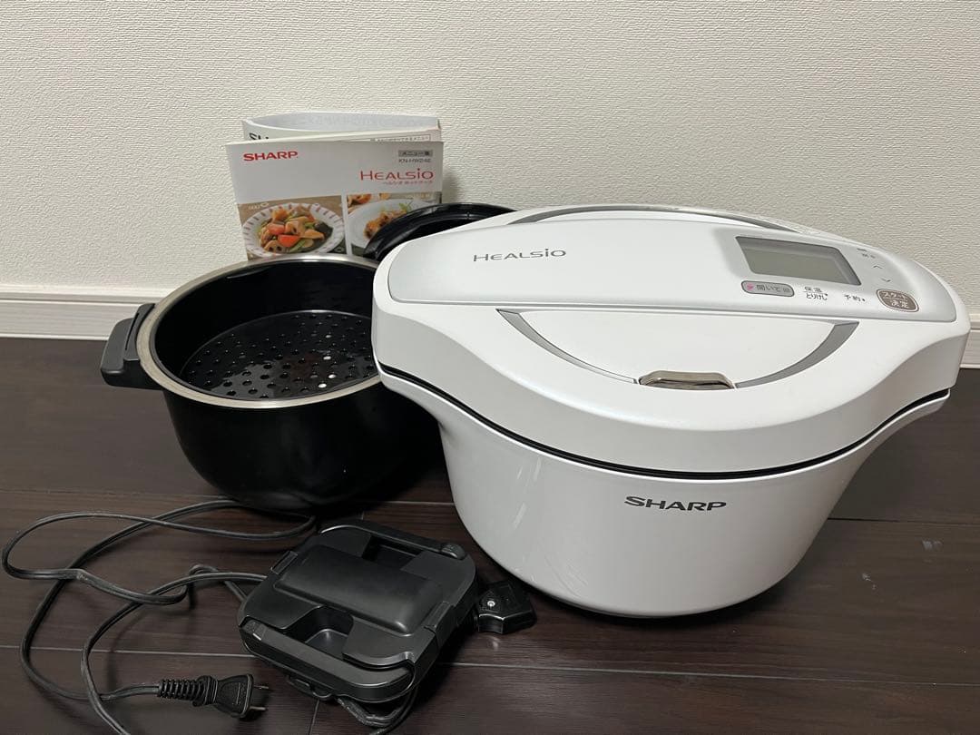 【訳あり/2022年製】ヘルシオ ホットクック SHARP KN-HW24E-W
