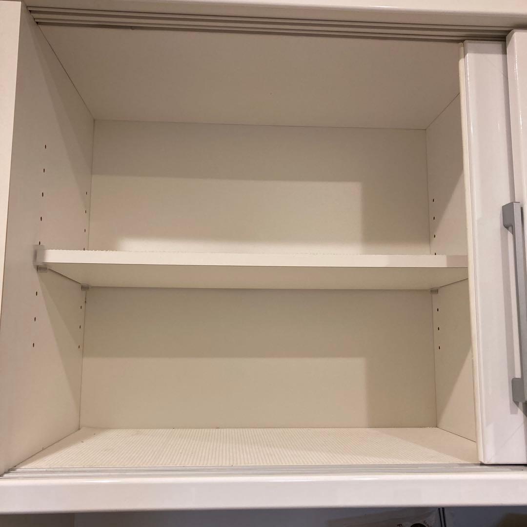 【期限間近の為、最終お値下げ】ニトリ　キッチンボード　食器棚　120 ホワイト
