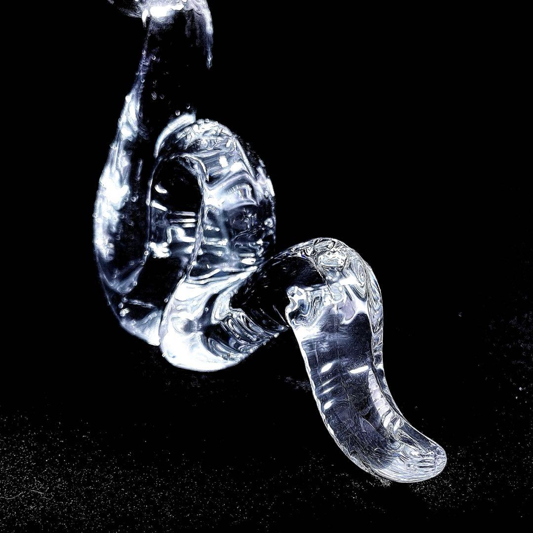 バカラ クリアクリスタル オーナメント 蛇 ヘビ 巳 干支　美品