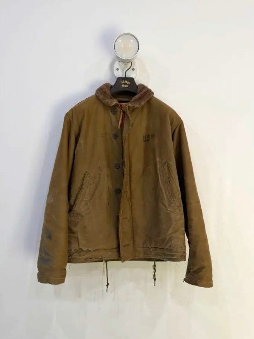 denime 実物 40s USN N-1 デッキジャケット サイズ38
