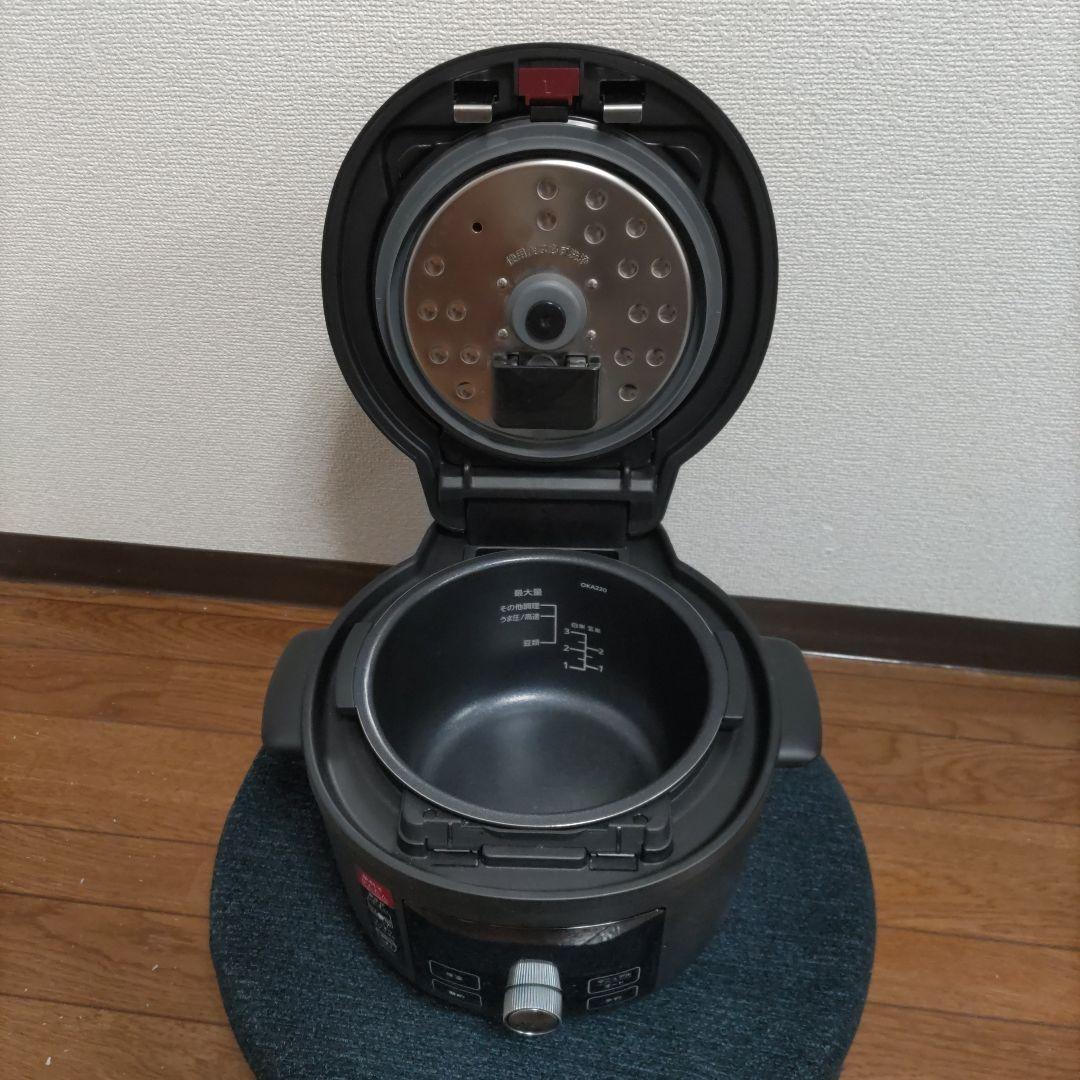 TIGER 圧力鍋 ブラック