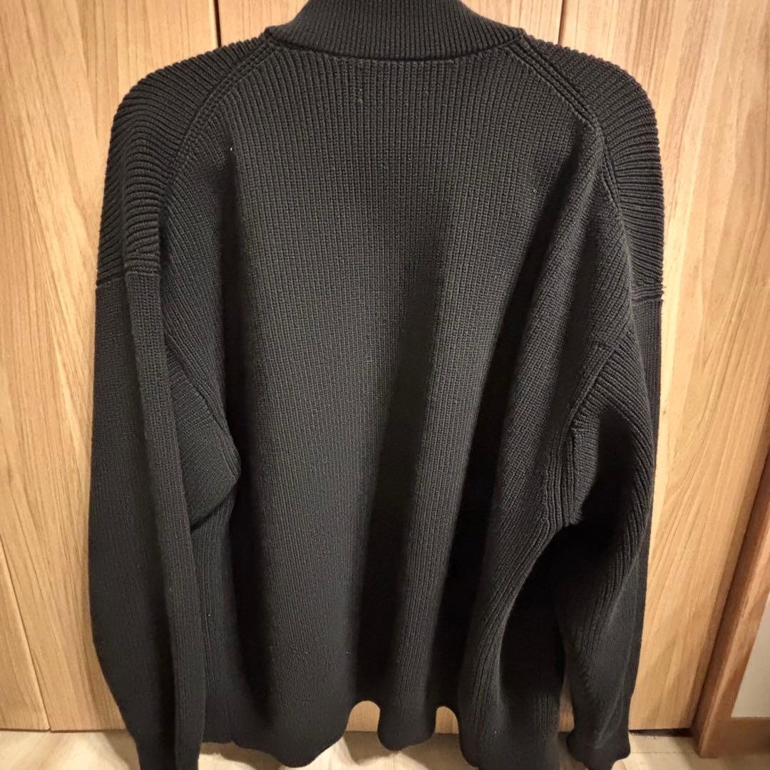 FRED PERRY×BEAMS 別注 ドライバーズニット ブラック サイズL