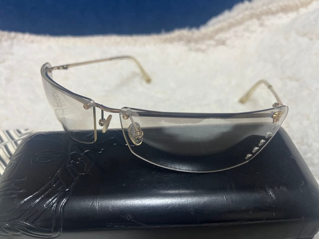 versace サングラス レトロ 美品