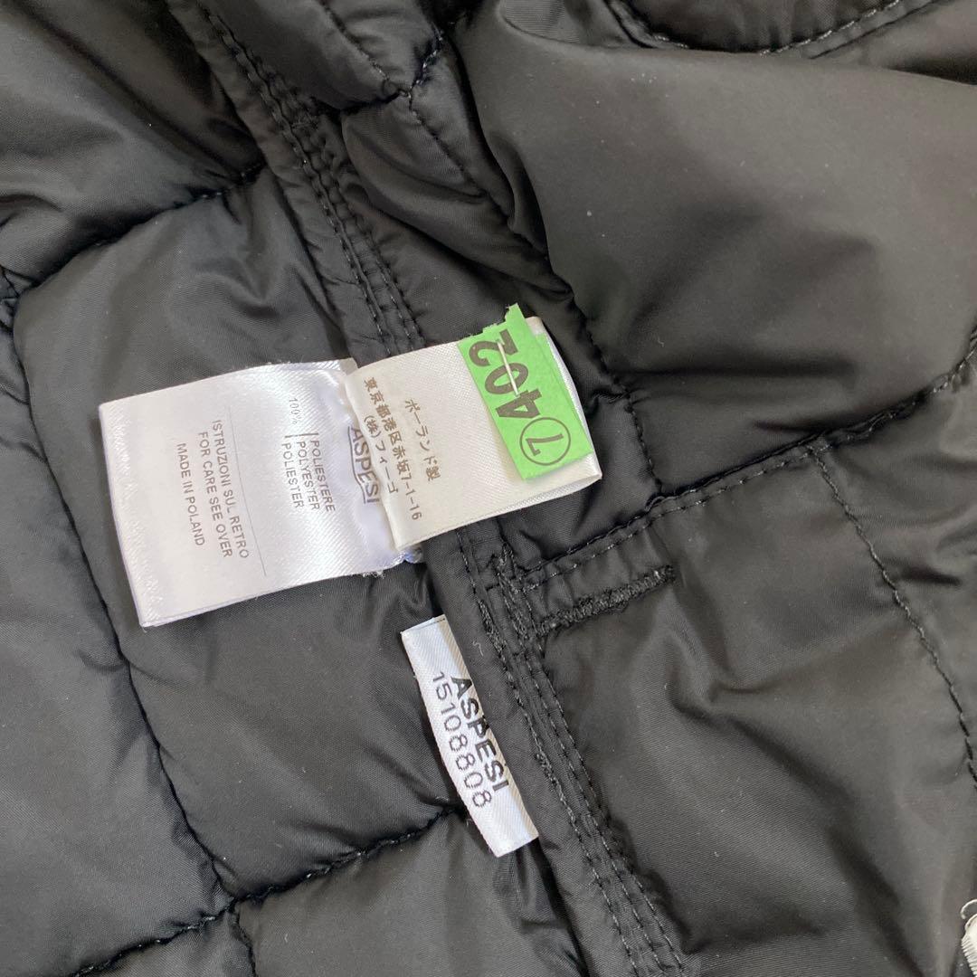 ASPESI（アスペジ）ダウンベスト　ブラック