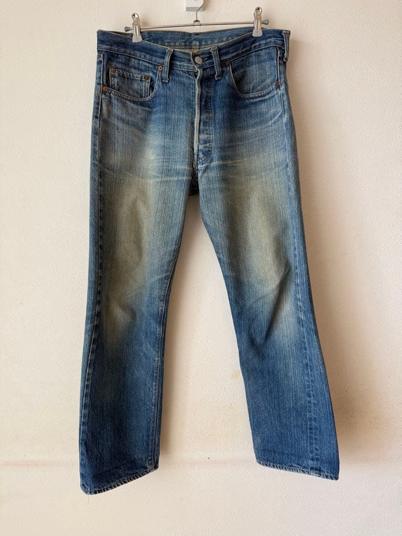 リーバイス501 66前期ノーリペア　実寸W32 縦落ち良好　ゴールデンサイズ