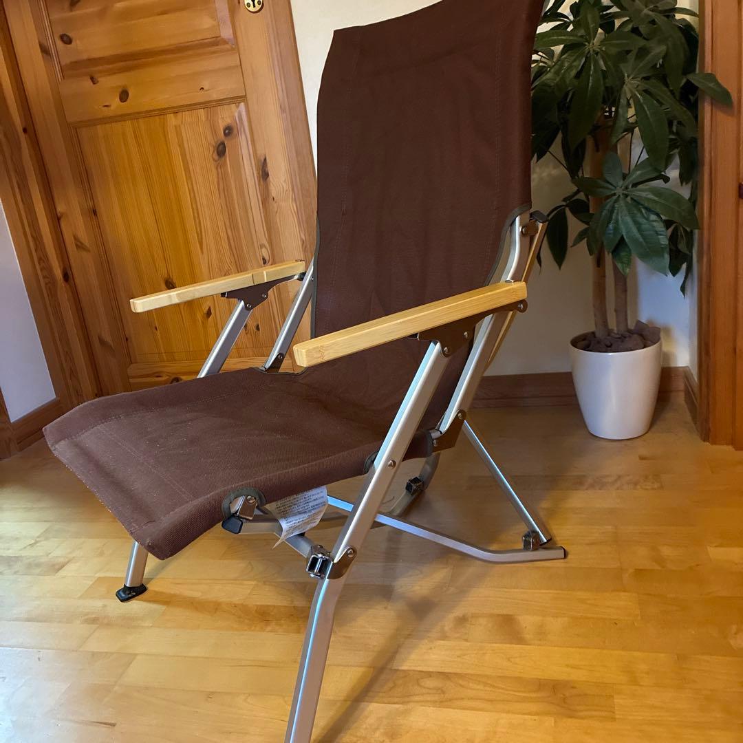  peak ローチェア　ブラウン 収納バッグ付き