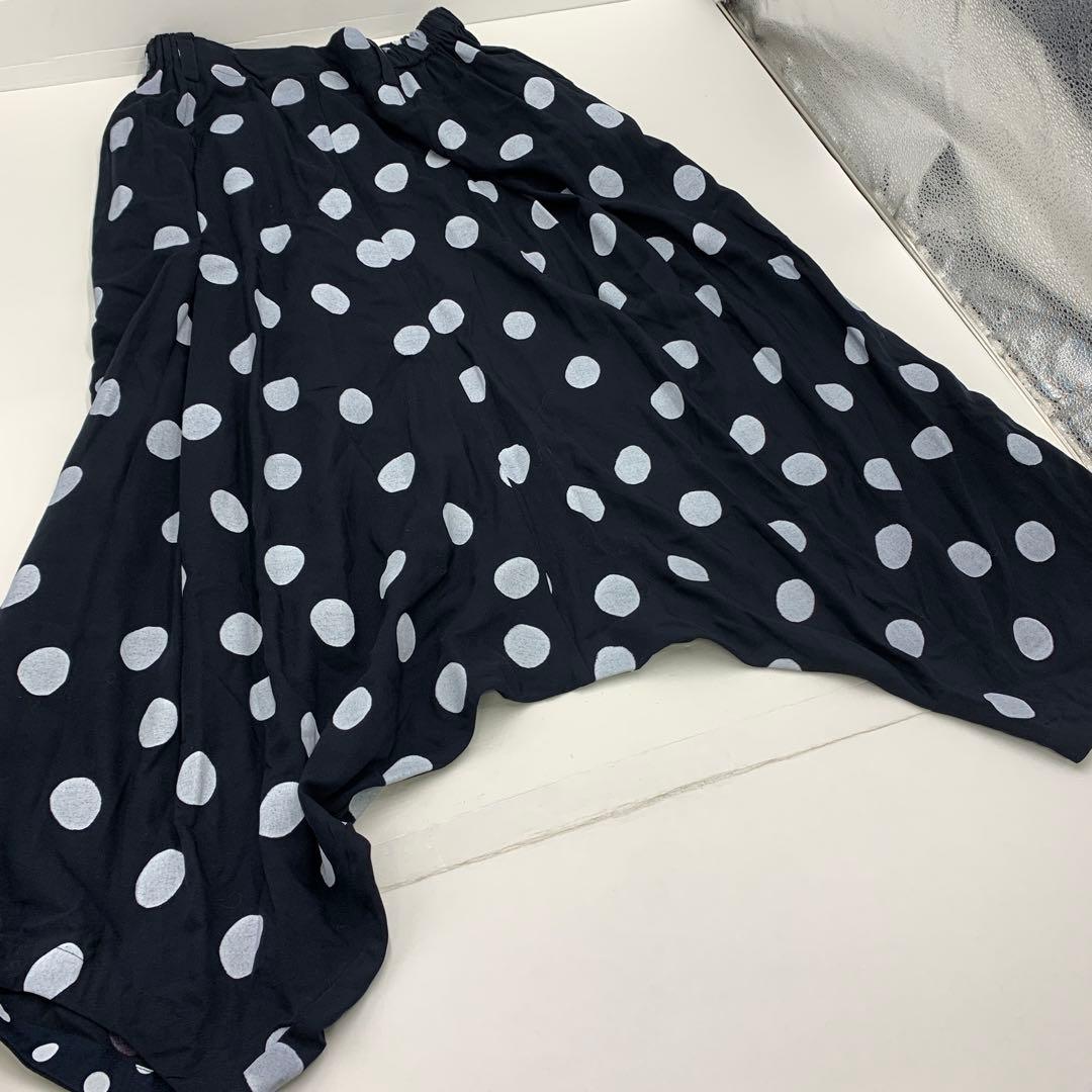 72▢萌 MOYURU ドット柄レーヨンサルエルパンツ TS0609-10