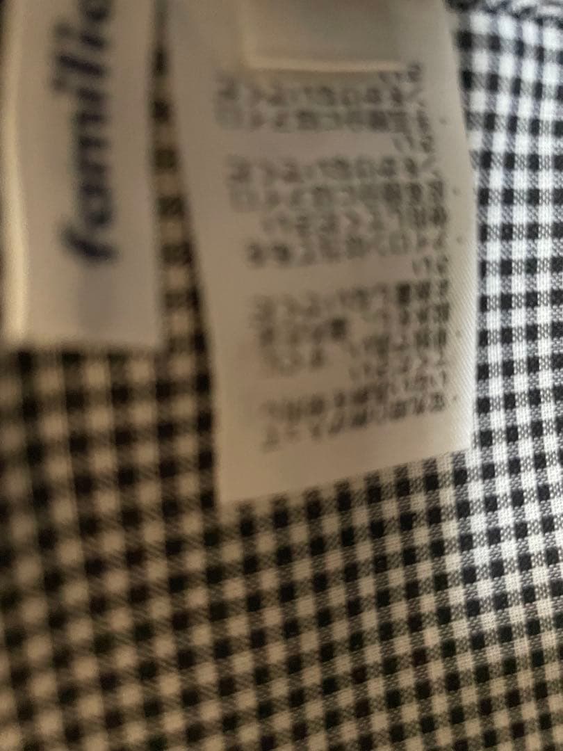 familiar デニムバック　バレリーナ　黒