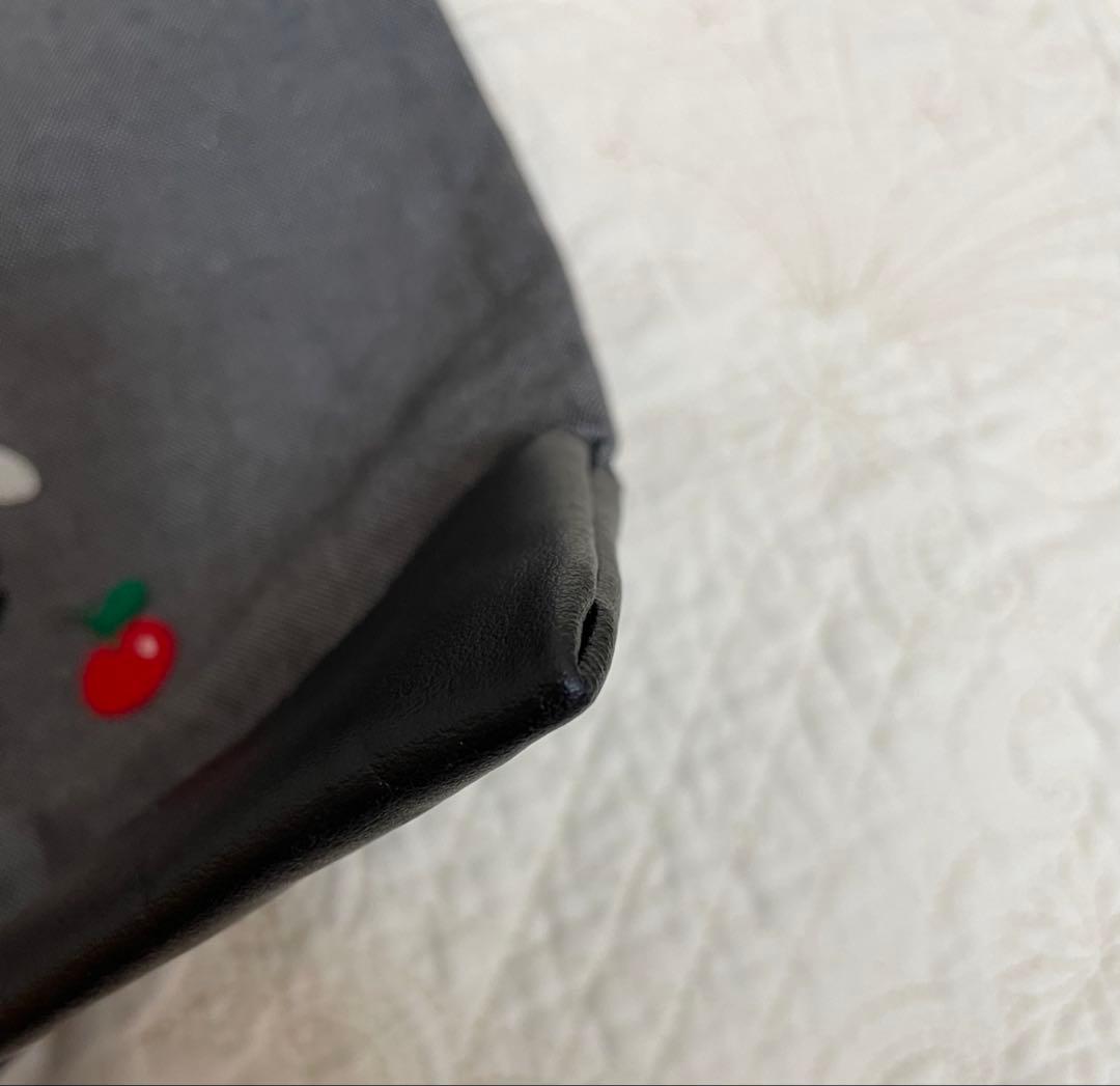 familiar デニムバック　バレリーナ　黒