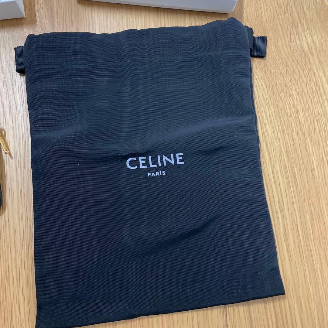 セリーヌトリオンフケースキーケースCELINEエンボスレザーエディスリマン