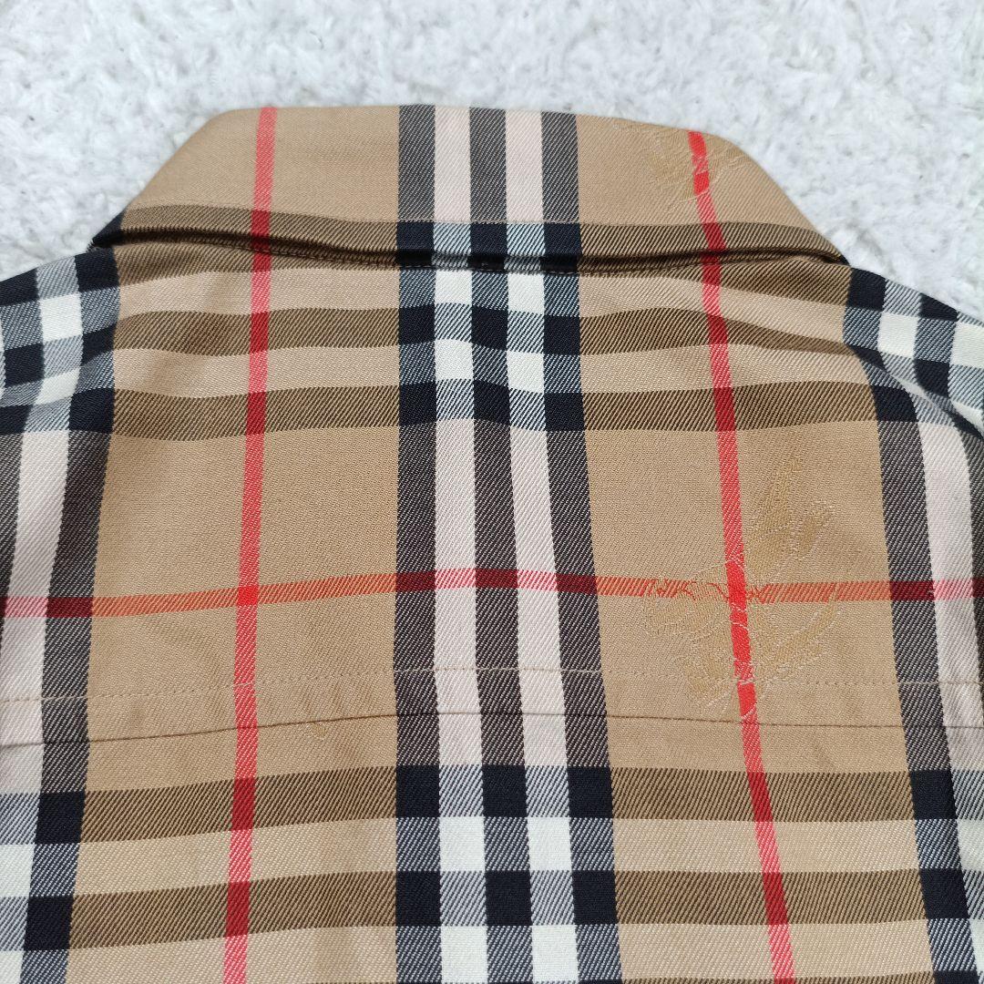 美品✨バーバリー　ノバチェック　全面シャドーホース　長袖ドレスシャツ L