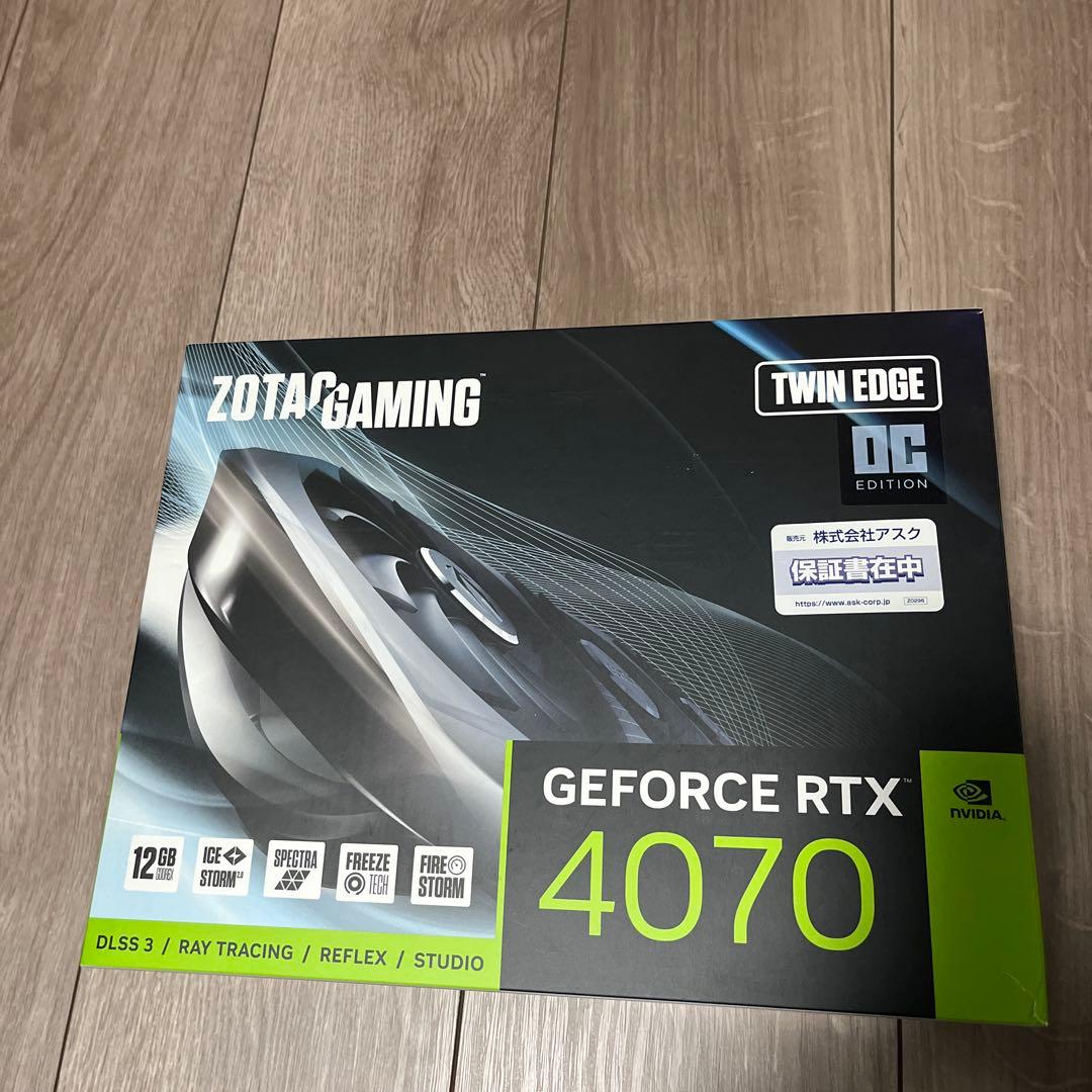 グラフィックボード・グラボ・ビデオカード ZOTAC GAMING GEFORCE RTX 4070 OC EDITION
