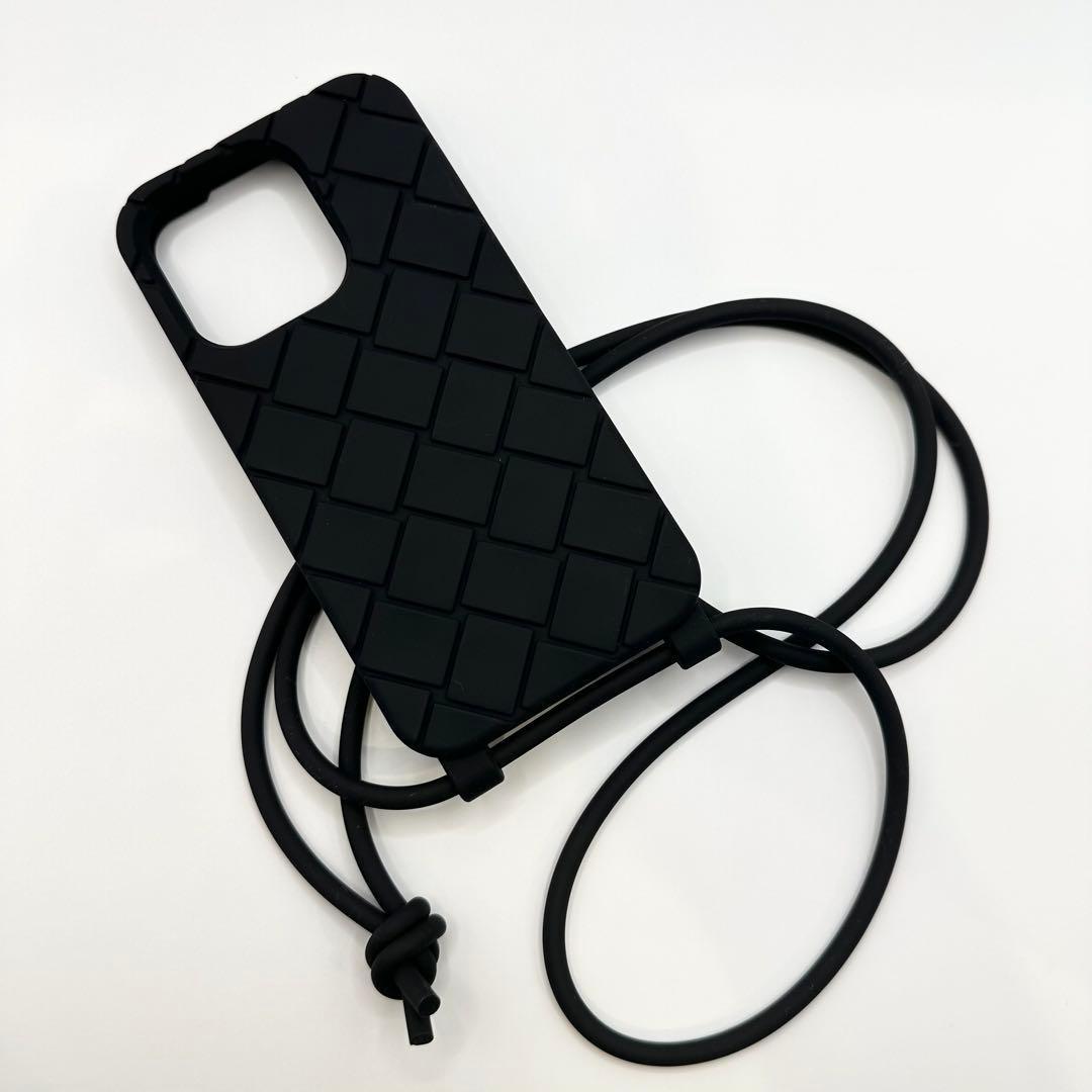 【新品未使用】BOTTEGA VENETA 　iPhoneケース14pro　紐付