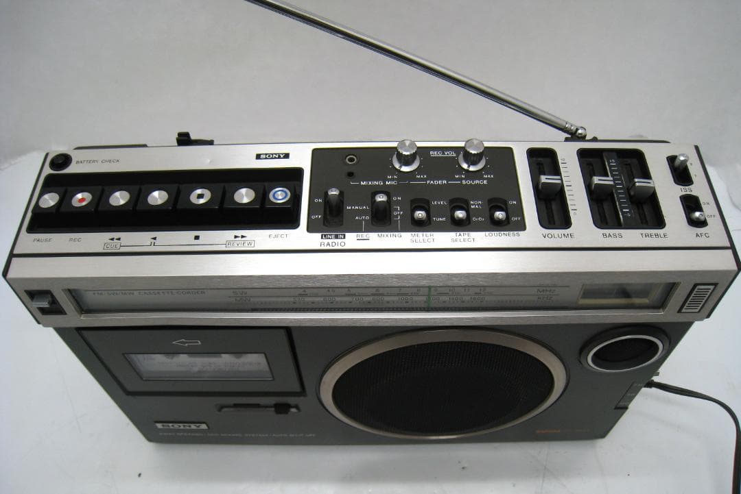専用カバー付 SONY レトロラジカセ CF-1980ii