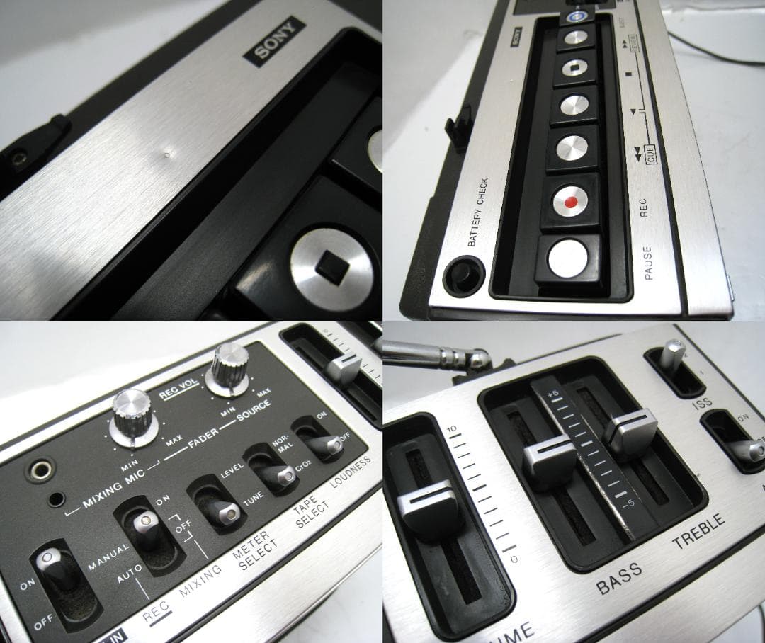 専用カバー付 SONY レトロラジカセ CF-1980ii