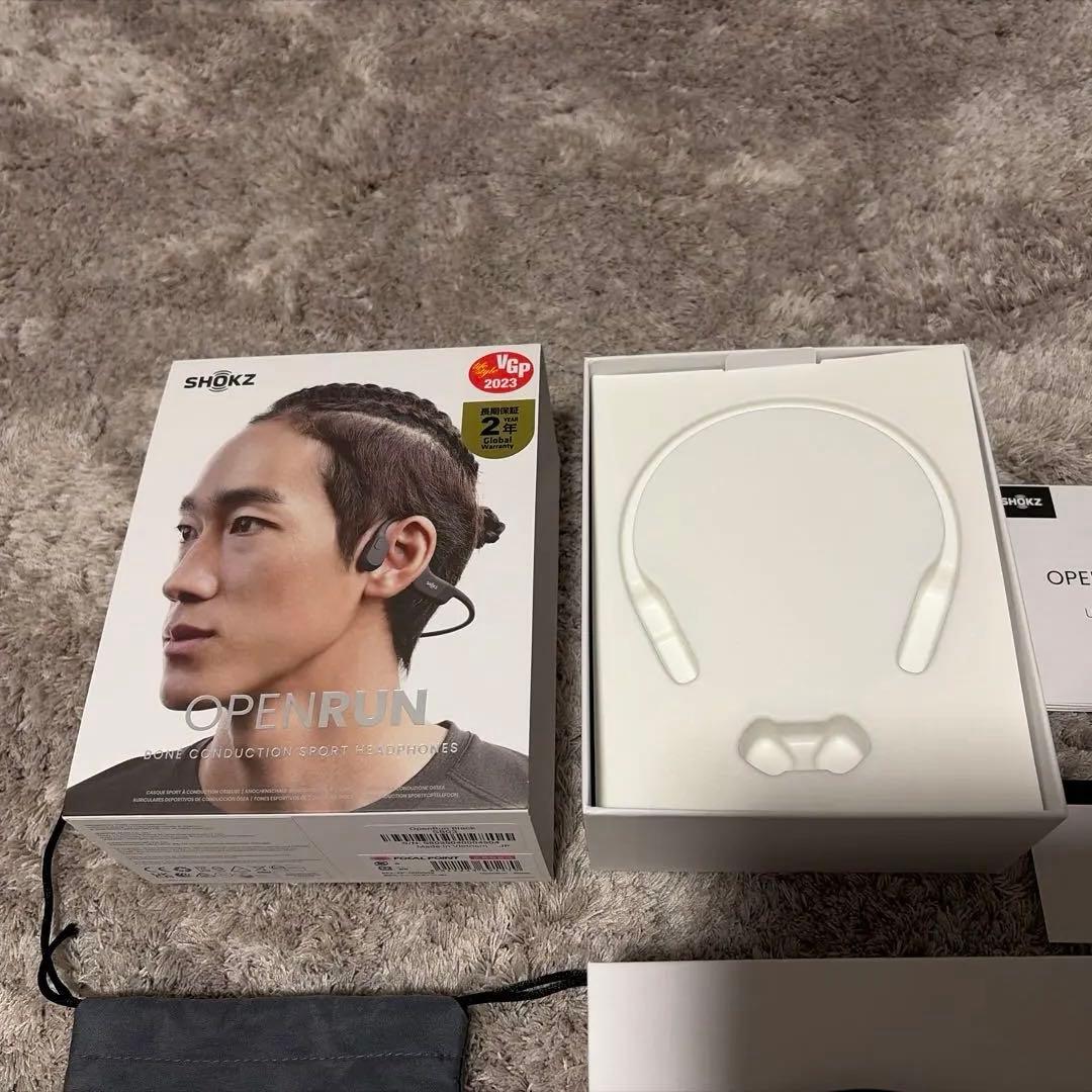 SHOKZ 骨伝導イヤホン ブラック