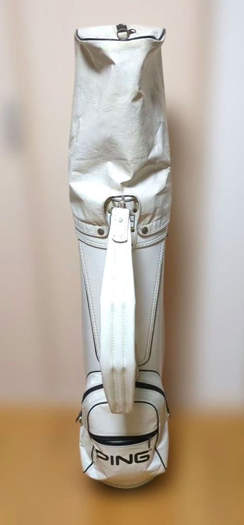 入手困難‼️希少品‼️ 　PING ヴィンテージ キャディバッグ ホワイト