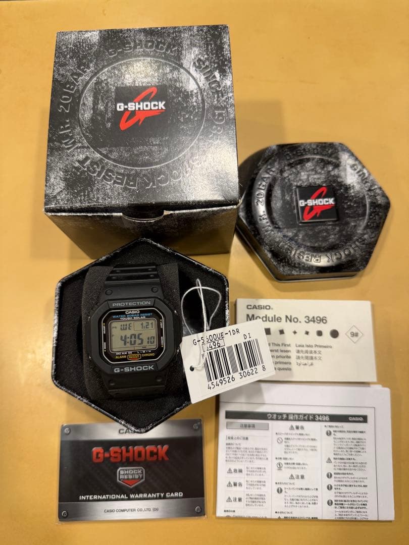 G-SHOCK デジタル腕時計 ブラック　G-5600UE-1DR
