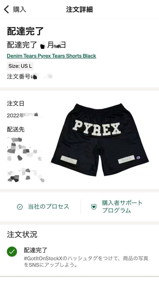 パンツ PYREX VISION DENIM TEARS off white DUNK