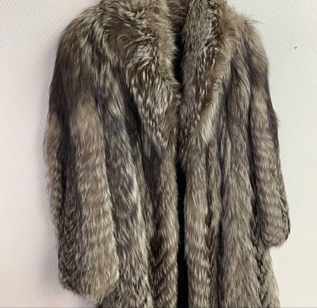 DAIFUR RARE&毛皮 FOXシルバーフォックス ファーコート