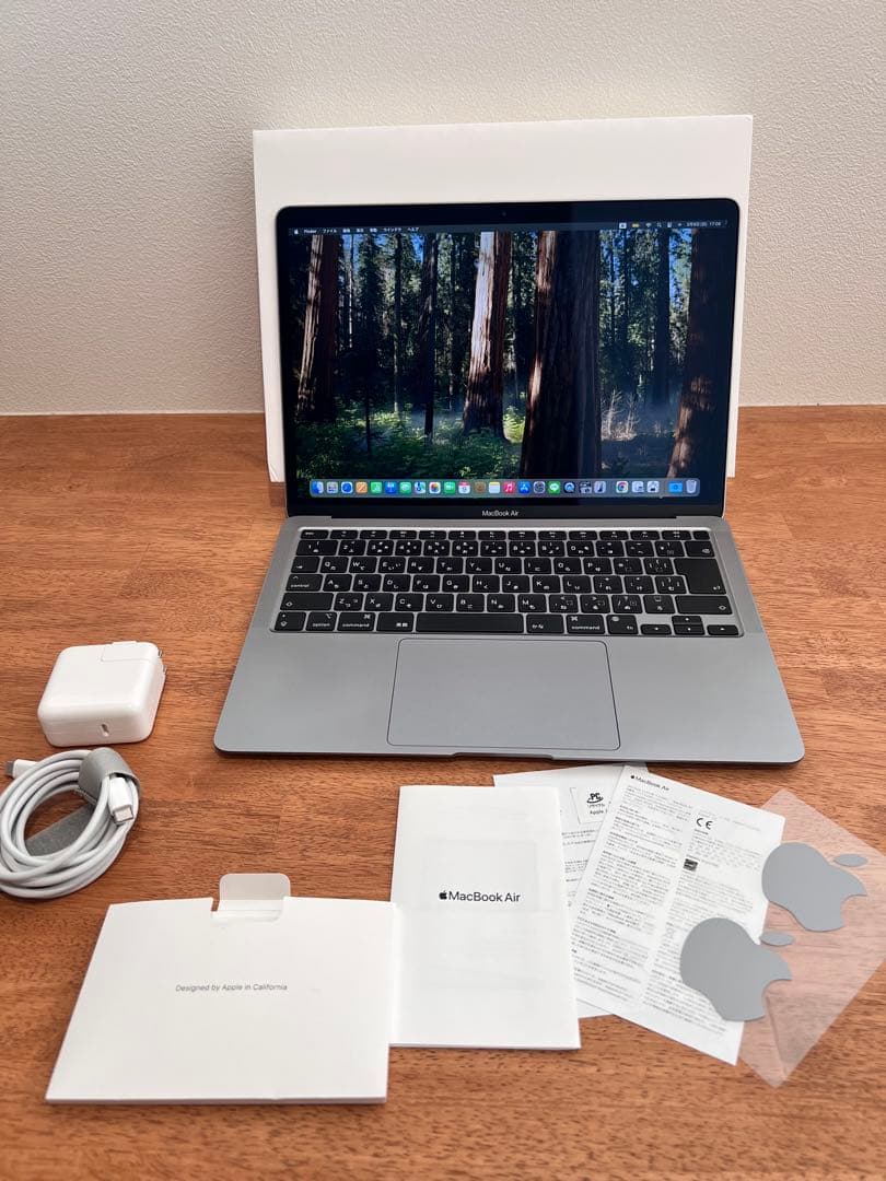 美品MacBook Air 2020 M1 SSD512G 8Gスペースグレイ
