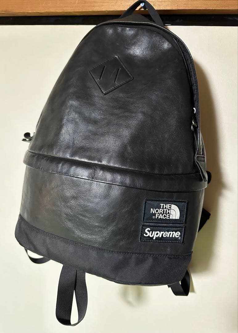 レアSUPREME×THE NORTH FACE Leather DayPack