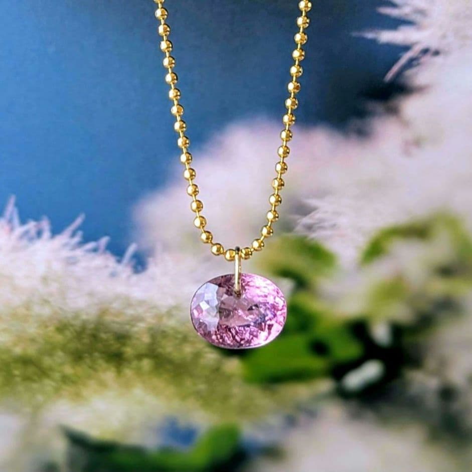 ♢N♢K18 ラベンダーピンクトルマリン 3.57ct　　ペンダントトップ