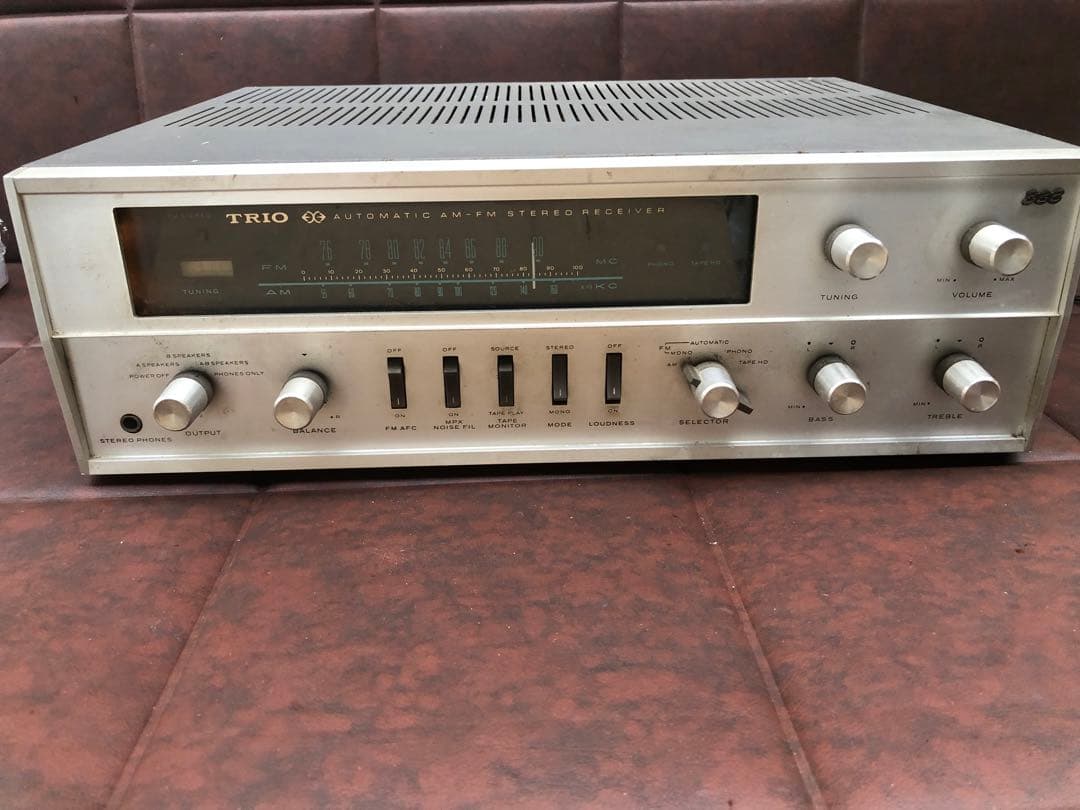 TRIO 真空管式ラジオ W X-333(J055)