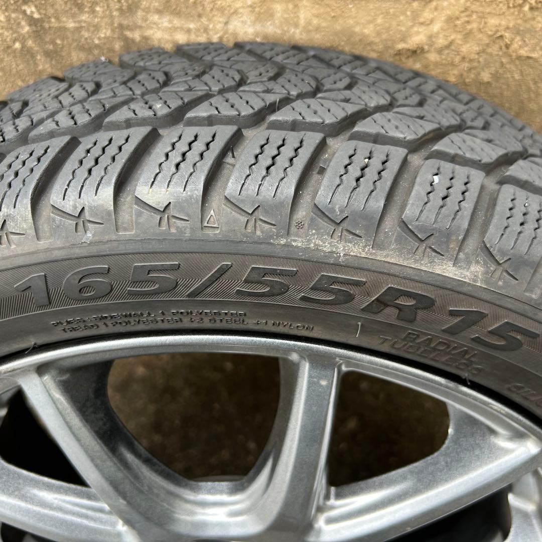 165/55R15 ホイール•スタッドレスタイヤセットfinalmind