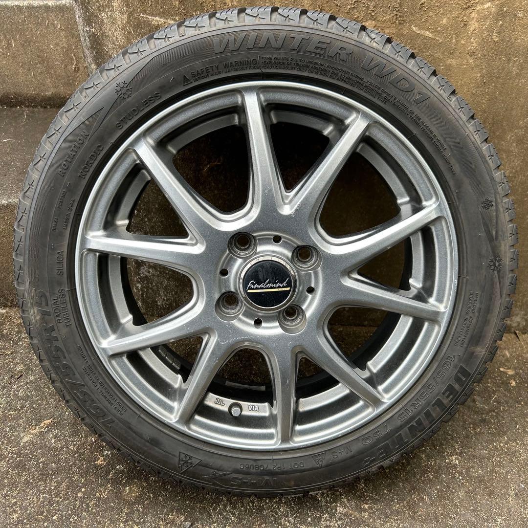 165/55R15 ホイール•スタッドレスタイヤセットfinalmind